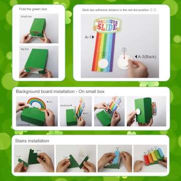 Wninbu Leprechaun Trap Kit for Kids St. Patrick's Day