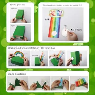 Wninbu Leprechaun Trap Kit for Kids St. Patrick's Day