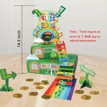Wninbu Leprechaun Trap Kit for Kids St. Patrick's Day