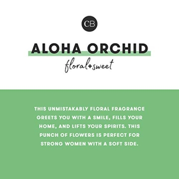 Capri Blue Aloha Orchid Candle - Luxury 8 Oz Aromatherapy