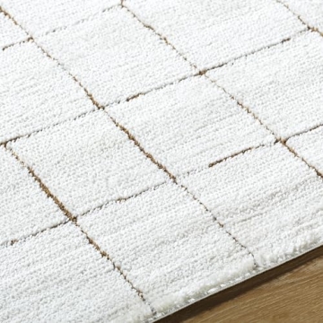 Livabliss x Our PNW Home Cascade Minimalist Area Rug, 6'7" x 9', Ivory