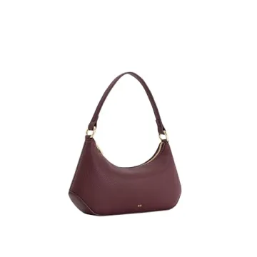 Stylish JW PEI Lily Shoulder Bag - Vegan Leather in Claret