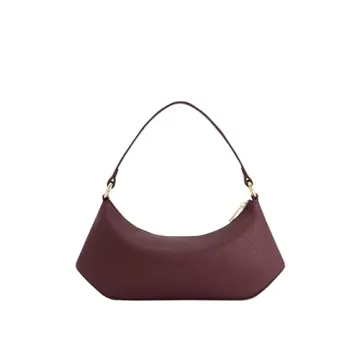 Stylish JW PEI Lily Shoulder Bag - Vegan Leather in Claret