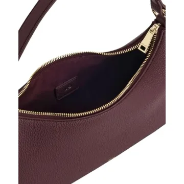 Stylish JW PEI Lily Shoulder Bag - Vegan Leather in Claret