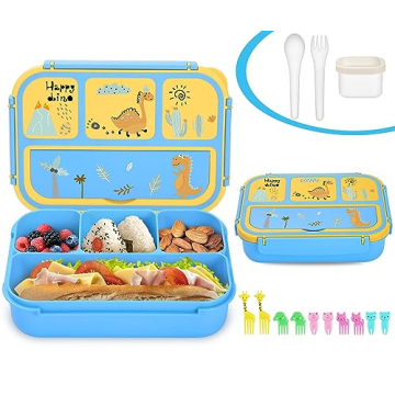 Sunhanny Lunch Box Kids, Bento Lunch Box for Girls Boys School, Lunch Containers for Adults Kids wit...