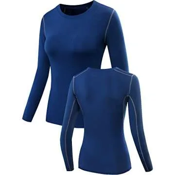 NELEUS Women's Compression Long Sleeve T Shirts - 3 Pack