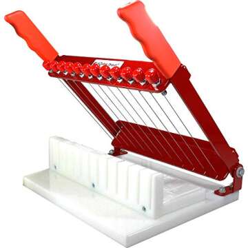 R.E.D. Soap Cutter - Precisely and accurately cuts 11 x 1 Inch Bars - Made in The U.S.A.