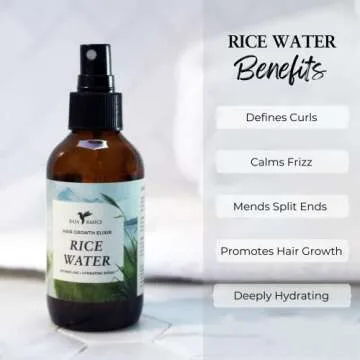 Baja Basics Rice Water Spray for Nourishing Hair Growth