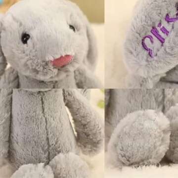 Personalized Custom Bunny Plush for Easter Gifts