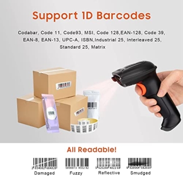 Tera Wireless Barcode Scanner Efficient & Durable Design