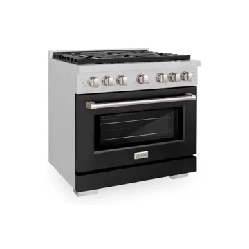 ZLINE 36 in. Dual Fuel Range with 6 Burner Cooktop