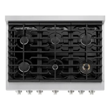 ZLINE 36 in. Dual Fuel Range with 6 Burner Cooktop