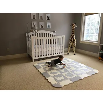 Stylish Baby Play Mat with Fence - Safe & Versatile Playtime