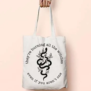 TOBGB Song Lyrics Tote Bag for Music Lovers and Fans