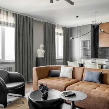 SNITIE Grey 96 in Long Velvet Curtains with Back Tab and Rod Pocket Thermal Insulated Soft Privacy Light Filtering Velvet Drapes for Bedroom and Living Room, Set of 2 Panels, 52 x 96 Inches Long