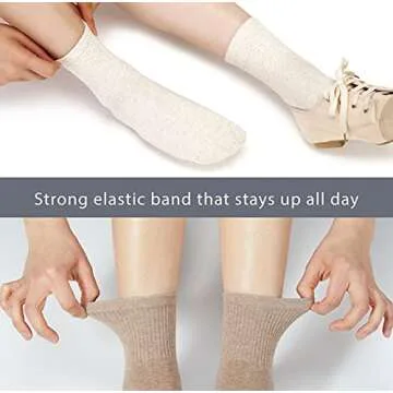 MONFOOT Women's 10 Pairs Comfortable Casual Cotton Quarter Crew Socks Multicolor Small, multipack