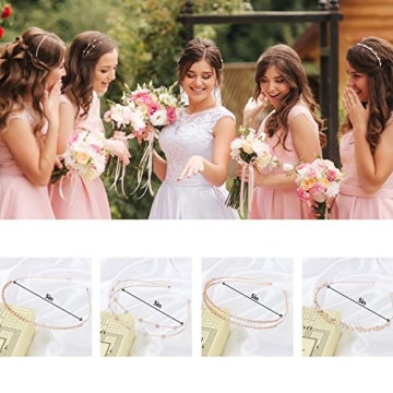 Jaciya Rhinestone Headbands Bridal Accessories for Women