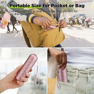 Zannaki Metal Moisture Proof Weekly Pill Organizer, Stackable Aluminum Alloy BPA Free Travel Hiking 7 Day Pill Box Case Waterproof and Large Compartment to Hold Pills, Vitamins, Fish Oil, Supplements