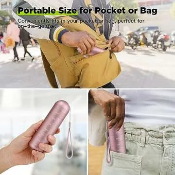 Zannaki Metal Moisture Proof Weekly Pill Organizer, Stackable Aluminum Alloy BPA Free Travel Hiking 7 Day Pill Box Case Waterproof and Large Compartment to Hold Pills, Vitamins, Fish Oil, Supplements