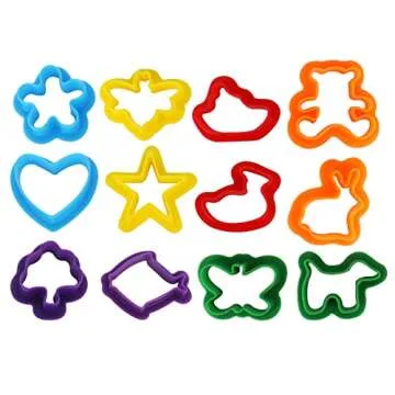 Play Dough Tools Set for Girls Boys - 25pc Playdough Accessories Kit with Animal Molds, Cutters, Rollers, Scissors, Rolling Pins - Creative Kids Toys Gift for Toddlers Ages 2 3 4 Year Old