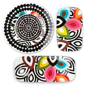 French Bull 13" Rectangular Platter - Melamine Platters and Serving Ware - Plate, Dish, Serving, Collection - Foli