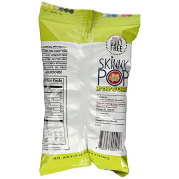 Skinny Pop Popcorn, 100 Calorie Bags.65 Oz (Pack of 20)