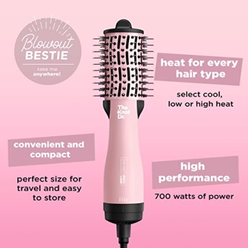 Conair Knot Dr. All-In-One Oval Dryer Brush for Effortless Styling