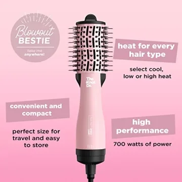 Conair Knot Dr. All-In-One Oval Dryer Brush for Effortless Styling