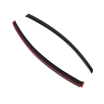 TuningPros Window Vent Visors for Volkswagen Beetle 1998-2010 | Smoke Tinted Rain Guards, 2 Pcs Set