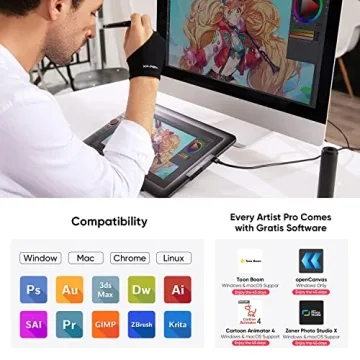 XPPen Artist 13.3 Pro Drawing Tablet with Screen