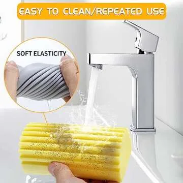 Versatile COBETE Damp Clean Duster Sponge, Eco-Friendly Clean