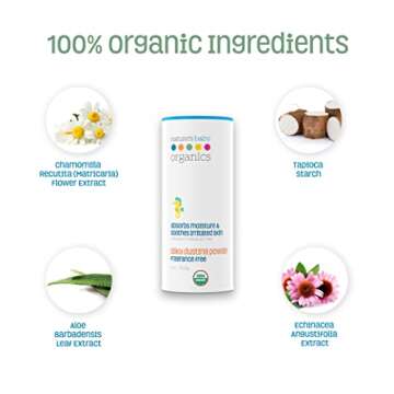 Nature's Baby Organics Baby Powder Talc Free 4 oz