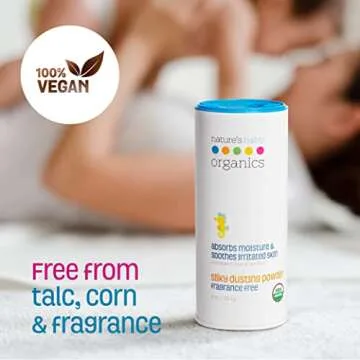 Nature's Baby Organics Baby Powder Talc Free 4 oz