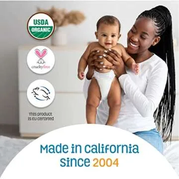 Nature's Baby Organics Baby Powder Talc Free 4 oz