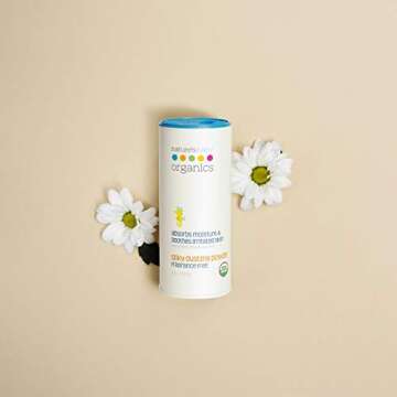 Nature's Baby Organics Baby Powder Talc Free 4 oz