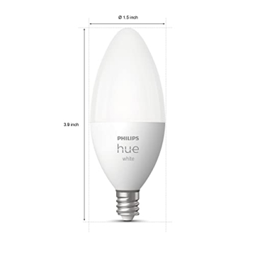 Philips Hue Smart Candle LED Bulb - Warm White - 2 Pack