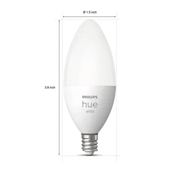 Philips Hue Smart Candle LED Bulb - Warm White - 2 Pack