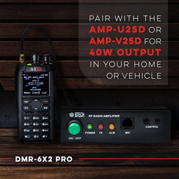 BTECH DMR-6X2 PRO Two-Way Radio with Bluetooth and GPS
