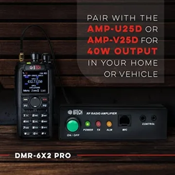 BTECH DMR-6X2 PRO Two-Way Radio with Bluetooth and GPS