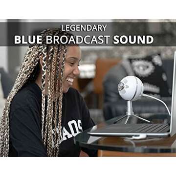 Blue Snowball iCE USB Mic for Recording and Streaming on Windows and Mac - Plug and Play Cardioid Co...