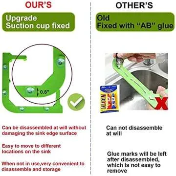 CHENYU Triangle Tri-Holder Filter for Easy Kitchen Cleanup