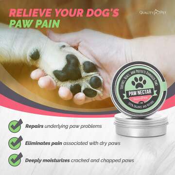 Soothing Dog Paw Balm for Dry and Cracked Paws