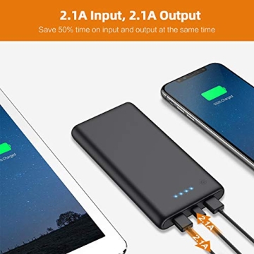 25800mAh Power Bank Fast Dual USB Charging iPhone Android