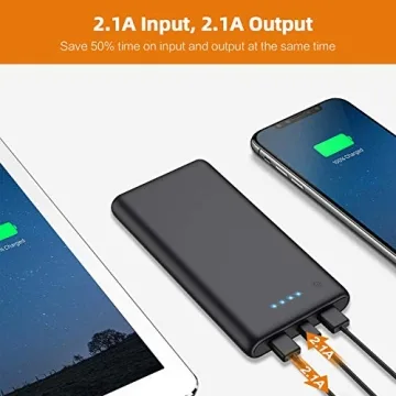 25800mAh Power Bank Fast Dual USB Charging iPhone Android