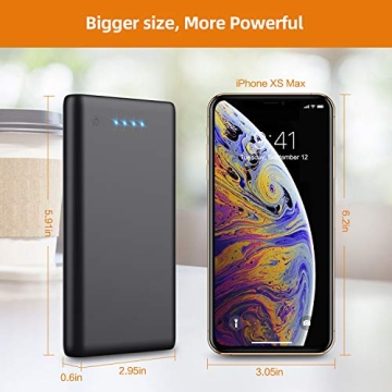 25800mAh Power Bank Fast Dual USB Charging iPhone Android