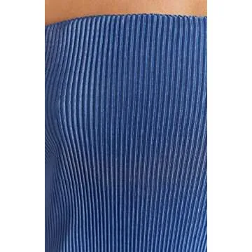 ROAONOCOMO Women Newspaper Print Tube Midi Dresses Hollow Out Off Shoulder Bodycon Maxi Dresses Strapless Sexy Clubwear Z-Blue