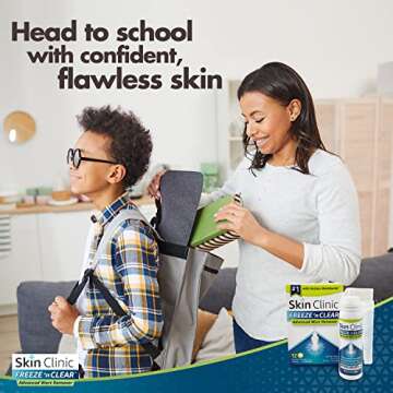 Skin Clinic FREEZE 'n CLEAR™ Advanced Wart Remover, Tough on Warts, Gentle on Skin, (12 Precision Applicators)