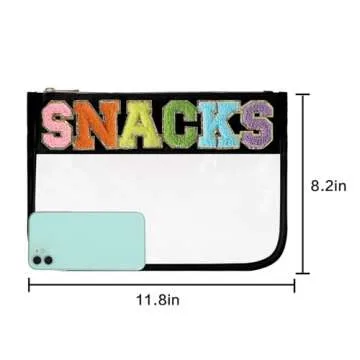 DYSHAYEN Clear Snack Bag - Stylish Travel Essential