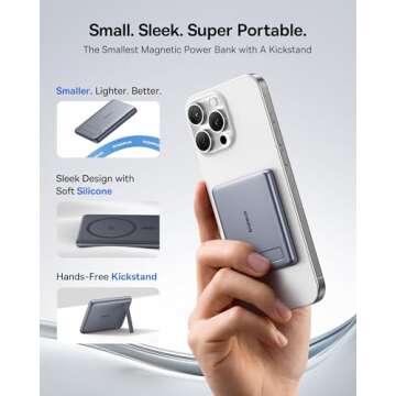 Baseus Picogo 5000mAh Magnetic Charger with Stand