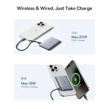 Baseus Picogo 5000mAh Magnetic Charger with Stand